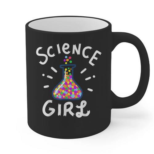 Science Girl Chemistry Biology Student Teacher Graphic Print Coffee Mug - teacherstshirts.com