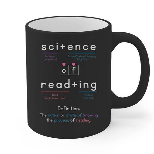 Science Of Reading Morphology Syllable Intervention Teacher Graphic Print Coffee Mug - teacherstshirts.com