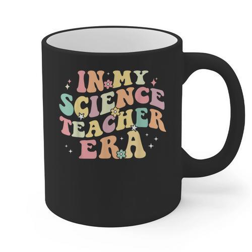 In My Science Teacher Era Retro Back To School STEM Teacher For Men Women Graphic Print Coffee Mug - teacherstshirts.com