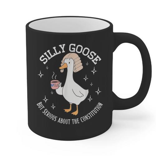 Silly Goose Constitution History Teacher Middle School Graphic Print Coffee Mug - teacherstshirts.com UK