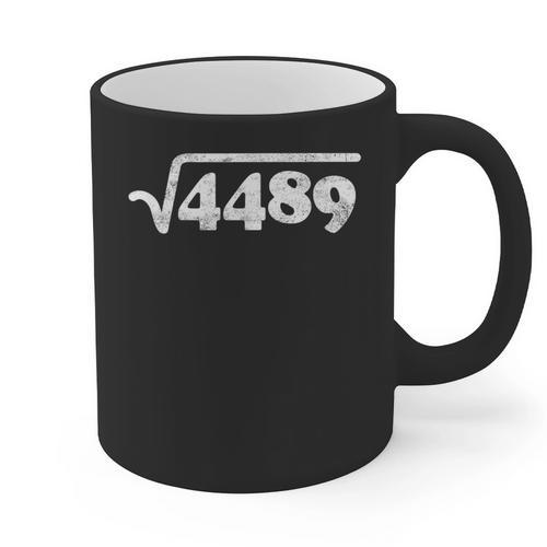 Sixty Seven 67 Meme Square Root 4489 Slang Math Teacher Graphic Print Coffee Mug - teacherstshirts.com AU