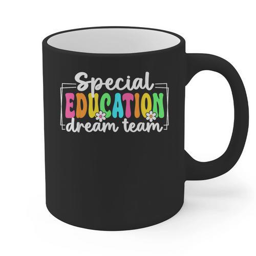 Special Education Dream Team Back To School SPED Teacher Graphic Print Coffee Mug - teacherstshirts.com