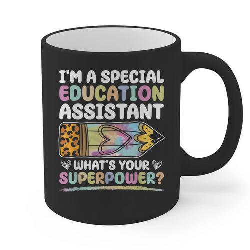 Special Educational Assistant And Sped Teacher Graphic Print Coffee Mug - teacherstshirts.com