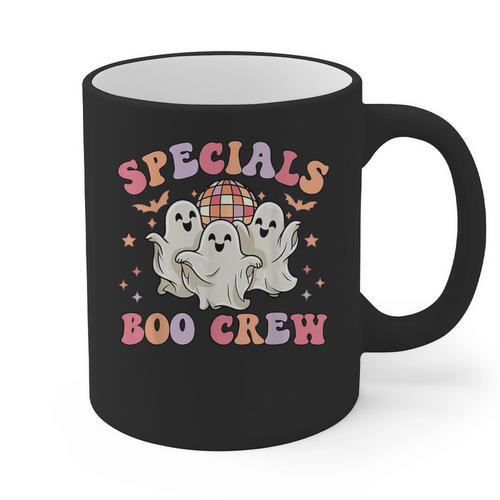 Specials Boo Crew Art Music Pe Tech Teacher Ghost Halloween Graphic Print Coffee Mug - teacherstshirts.com