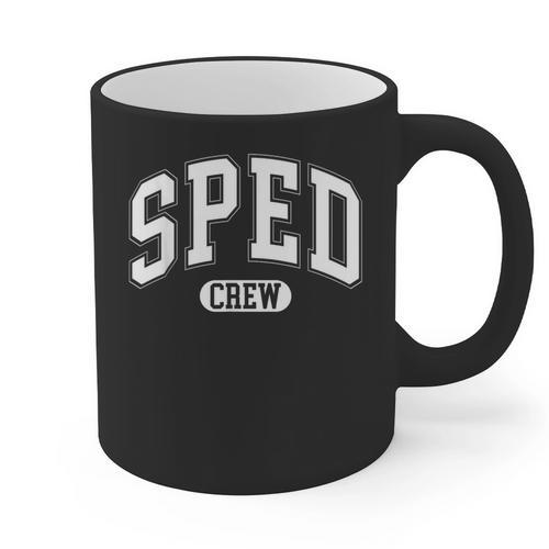 SPED Crew SPED Teacher Back To School For Women Men Graphic Print Coffee Mug - teacherstshirts.com DE