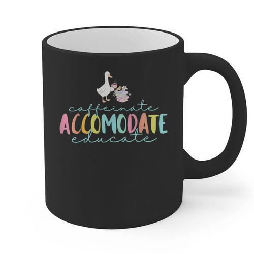 SPED Dream Team Teachers Special Education Silly Goose Graphic Print Coffee Mug - teacherstshirts.com