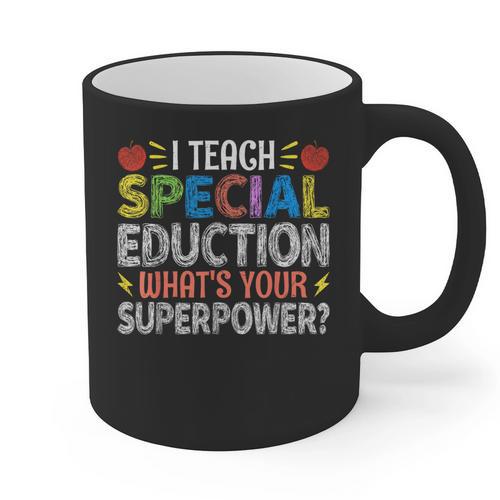 I Teach Special Education SPED Special Education Teacher For Men Women Graphic Print Coffee Mug - teacherstshirts.com UK