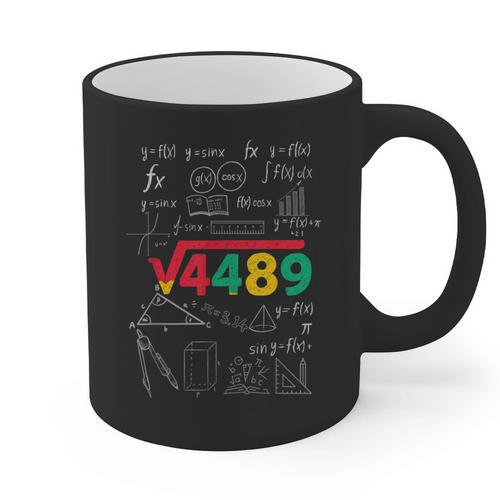 Teacher Math 67 Meme Square Root 4489 Slang Six Seven Graphic Print Coffee Mug - teacherstshirts.com AU