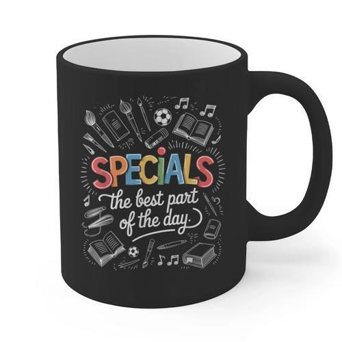 Teacher Specials The Best Part Of The Day Specials Squad Graphic Print Coffee Mug - teacherstshirts.com UK