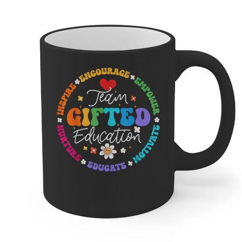 Team Ed Education Teacher Appreciation Back To School Graphic Print Coffee Mug - teacherstshirts.com