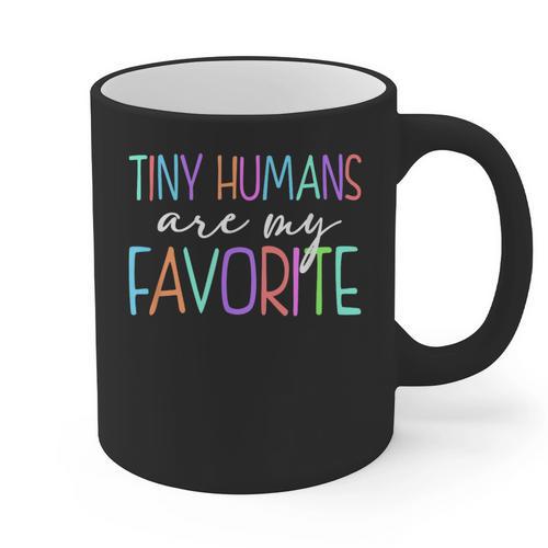 Tiny Humans Are My Favorite Daycare Provider Teacher Daycare Graphic Print Coffee Mug - teacherstshirts.com AU