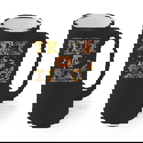 Trick Or Teach Funny School Teacher Halloween Costume Graphic Print Coffee Mug - teacherstshirts.com