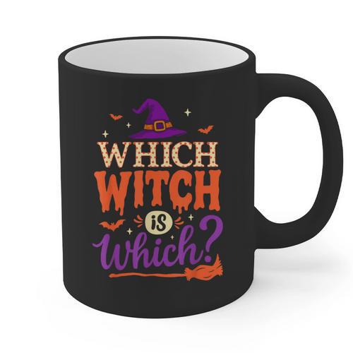 Which Witch Is Which Halloween For Women Men English Teacher Graphic Print Coffee Mug - teacherstshirts.com
