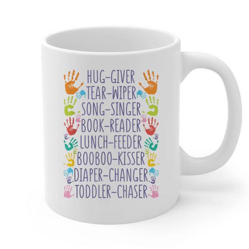 Daycare Provider Daycare Teacher Childcare Provider Graphic Print Coffee Mug - teacherstshirts.com AU