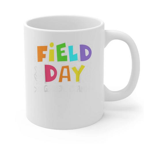 Field Day Green Team For Teacher Kids Field Day Games Graphic Print Coffee Mug - teacherstshirts.com