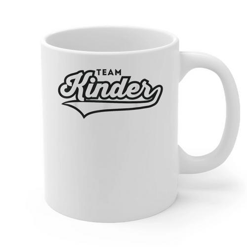 Kindergarten TEAM School Teacher Kinder Baseball-Style Shirt Graphic Print Coffee Mug - teacherstshirts.com UK