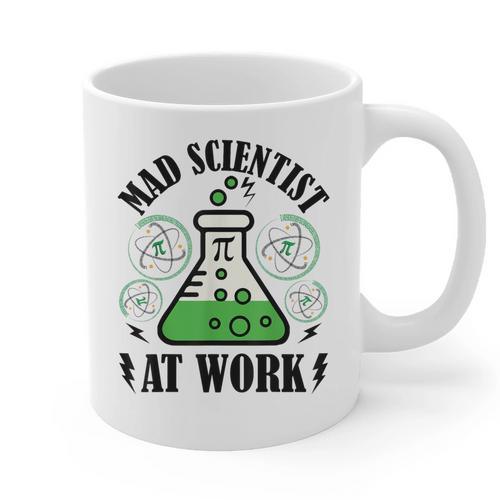 Mad Scientist Science Teacher Halloween Costume Teen Girls Graphic Print Coffee Mug - teacherstshirts.com