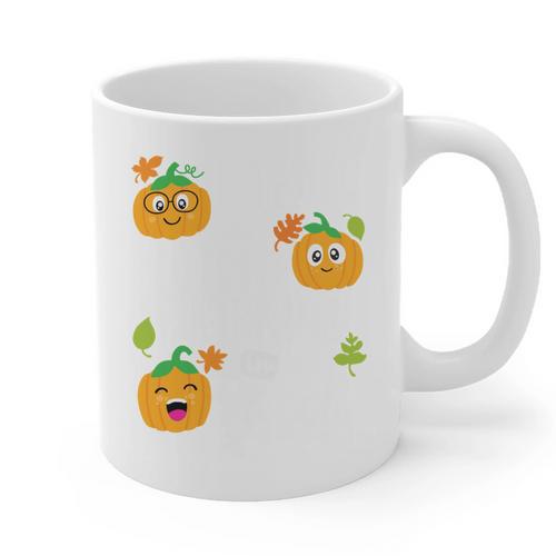 I Teach The Cutest Pumpkins In The Patch Teacher Graphic Print Coffee Mug - teacherstshirts.com AU