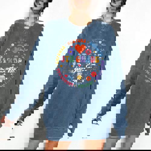 8th Grade Dream Team Eighth Grade Teacher Kid Back To School Comfort Colors Sweatshirt - teacherstshirts.com