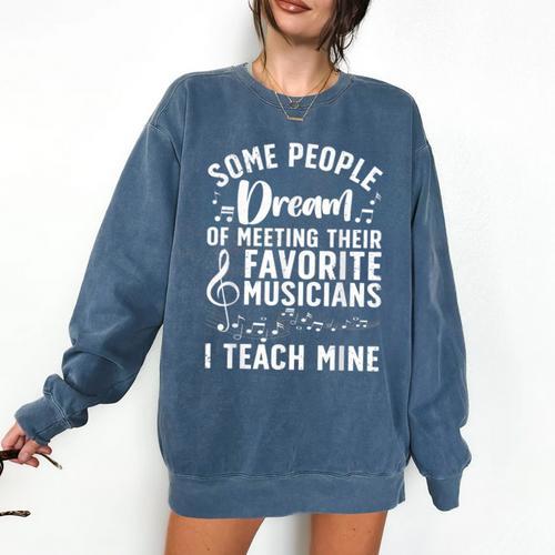 Best Music Teacher For Men Women Musician Band Piano Teacher Comfort Colors Sweatshirt - teacherstshirts.com DE