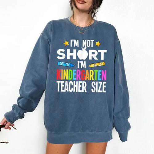 Cool Kindergarten Teacher Art For Men Women Preschool Kinder Comfort Colors Sweatshirt - teacherstshirts.com AU