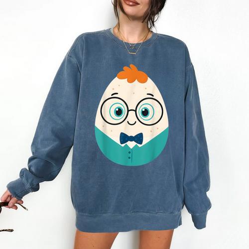 Cute Good Egg Teacher Halloween Costume Food Group Comfort Colors Sweatshirt - teacherstshirts.com DE