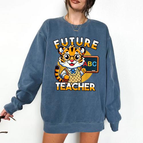 Future Teacher Graphic For Boys Inspiring Young Minds Comfort Colors Sweatshirt - teacherstshirts.com