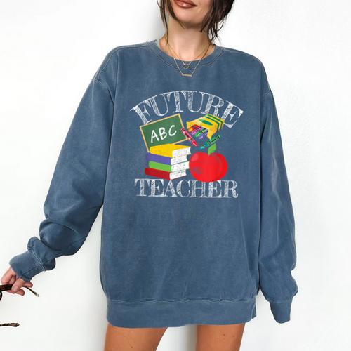 Future Teacher Costume Tee For Men Women Adults And Kids Comfort Colors Sweatshirt - teacherstshirts.com