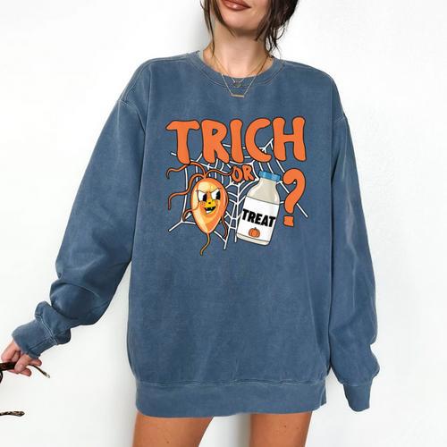 Halloween Medical Lab Science Microbiology Scientist Teacher Men Women Comfort Colors Sweatshirt - teacherstshirts.com AU