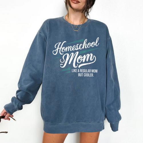 Homeschool Life Homeschool Mom Homeschool Dad Teacher Kids Comfort Colors Sweatshirt - teacherstshirts.com DE