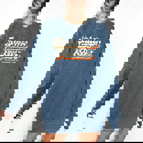 Inclusion Matters Special Education Sped Teacher Vintage Comfort Colors Sweatshirt - teacherstshirts.com