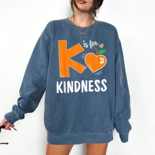 Matching Unity Day Orange Teacher Kindness Antibulliyng 2023 For Men Women Kids Comfort Colors Sweatshirt - teacherstshirts.com DE
