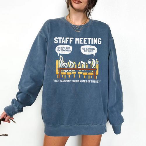 Music Theory Musician Music Teacher Musical Notes For Men Women Girls Kids Comfort Colors Sweatshirt - teacherstshirts.com CA