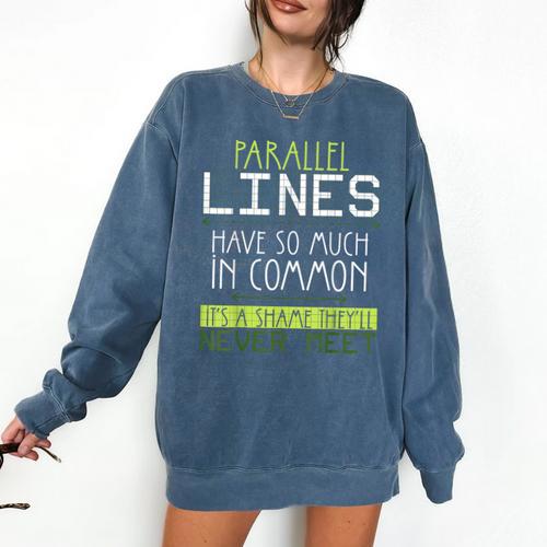 Nerdy Math Lovers Geometry Pun Mathematics Teachers Comfort Colors Sweatshirt - teacherstshirts.com DE