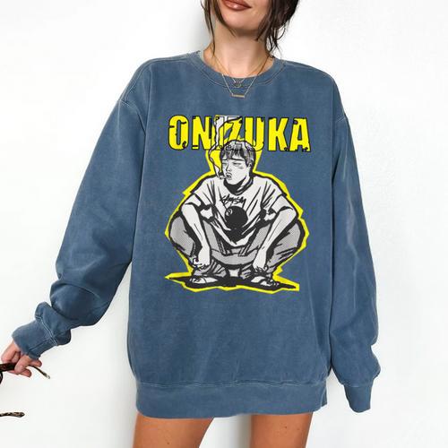 Onizuka Great Teacher Classic Anime Comfort Colors Sweatshirt - teacherstshirts.com CA