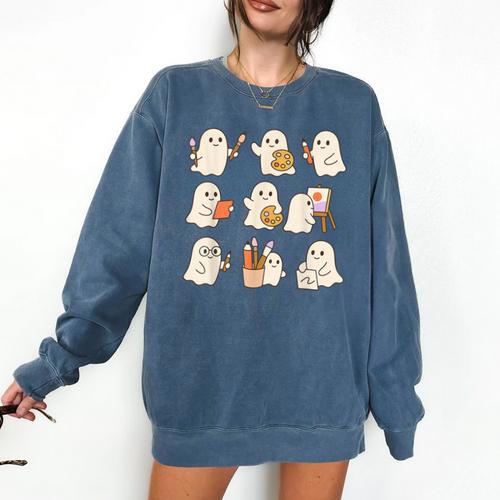 Pumpkin Pi Math Teacher Geek Comfort Colors Sweatshirt - teacherstshirts.com