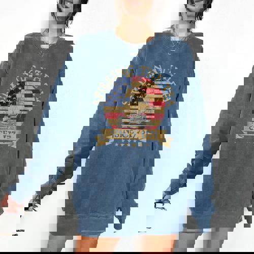 Spilling The Tea Since 1773 Vintage Us History Teacher Comfort Colors Sweatshirt - teacherstshirts.com