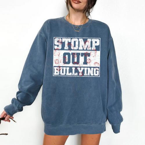 Stomp Out Bullying Back To School Education Teacher Comfort Colors Sweatshirt - teacherstshirts.com AU