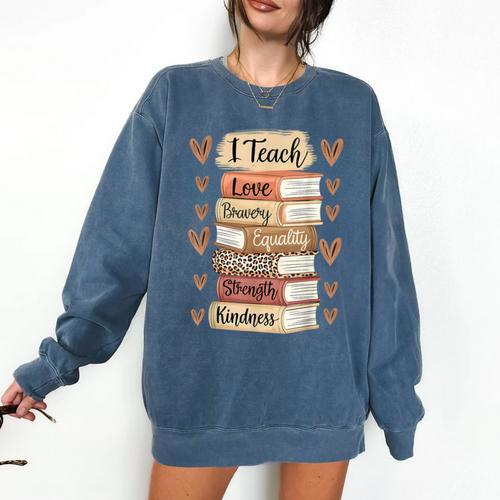 I Teach History Month Black Teacher Melanin Comfort Colors Sweatshirt - teacherstshirts.com