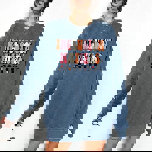 Boho Inclusion Matters Special Education SPED Teacher Women Comfort Colors Sweatshirt - teacherstshirts.com