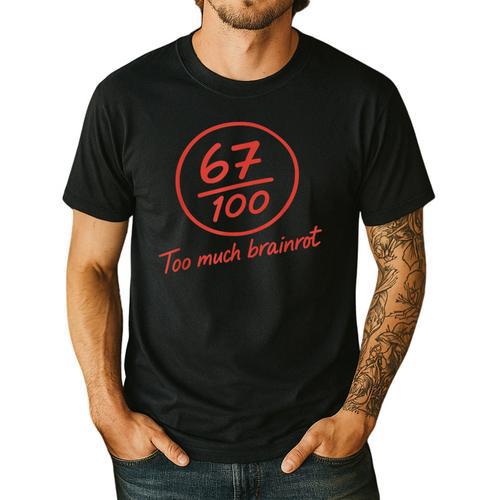 6 7 Brainrot Elementary Teacher Meme 67 Six Seven Men's Casual T-Shirt - teacherstshirts.com AU