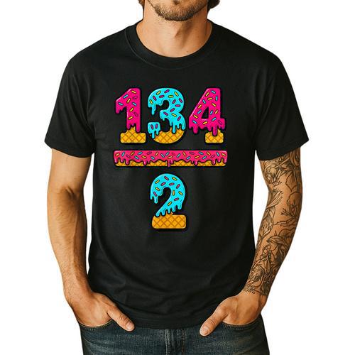 67 Ice Cream Drip Meme Division Math Teacher Gen Alpha Slang Men's Casual T-Shirt - teacherstshirts.com UK