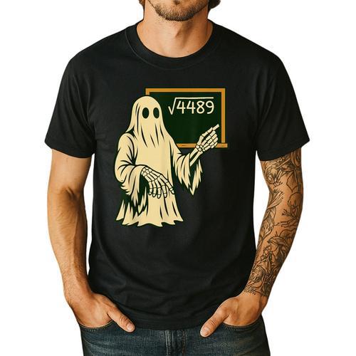 67 Meme Square Root 4489 Slang Math Teacher Skeleton Men's Casual T-Shirt - teacherstshirts.com AU