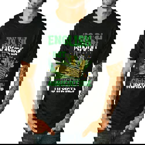 AG Teacher English Is Important But Agriculture Teacher Men&#x27;s Casual T-Shirt - teacherstshirts.com