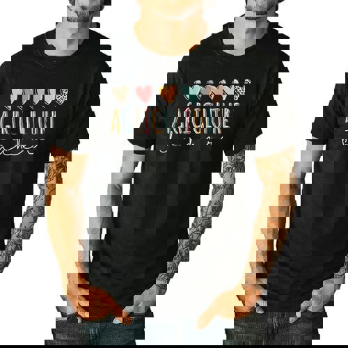 AG Teacher Future Farmer Agriculture Teacher Men&#x27;s Casual T-Shirt - teacherstshirts.com