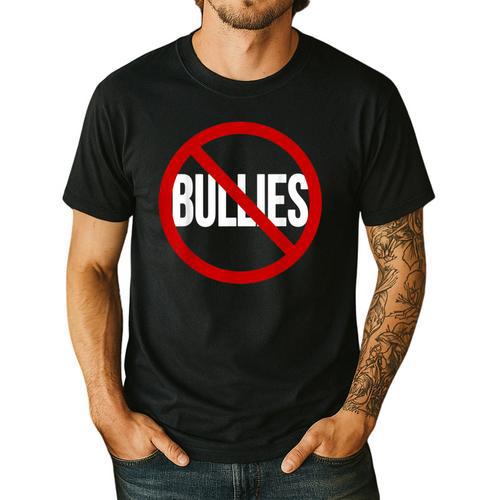 Anti Bullying No Bullies School Teacher Student Kindness Men's Casual T-Shirt - teacherstshirts.com DE