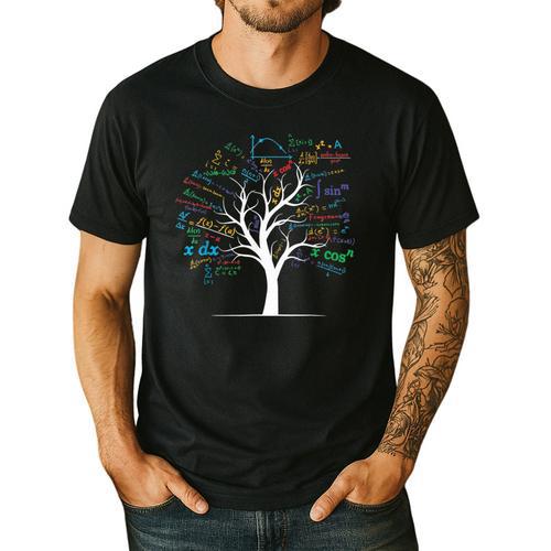 AP Calculus Algebra Tree Math Teacher Nerd Geek Men's Casual T-Shirt - teacherstshirts.com UK