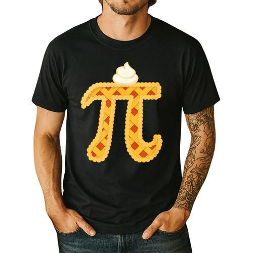Apple Pi Pie Pun Math Teacher Pi Day 2020 Men's Casual T-Shirt - teacherstshirts.com DE