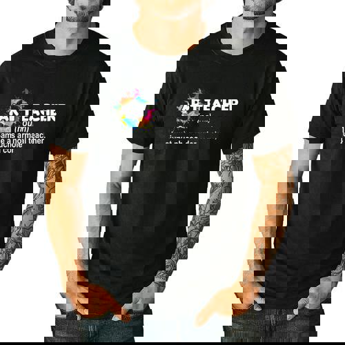 Art Teacher Definition Arts Artist Artistic Graphic For Men Women Girls Kids Men&#x27;s Casual T-Shirt - teacherstshirts.com