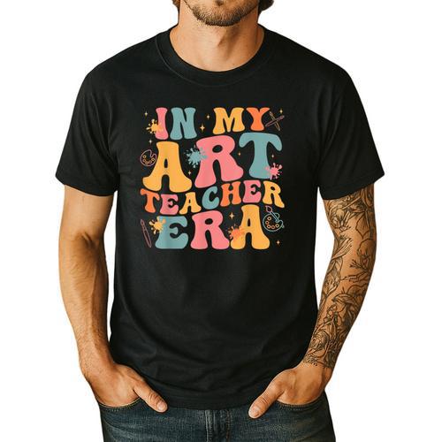 In My Art Teacher Era Artists First Day Of School Women Men's Casual T-Shirt - teacherstshirts.com